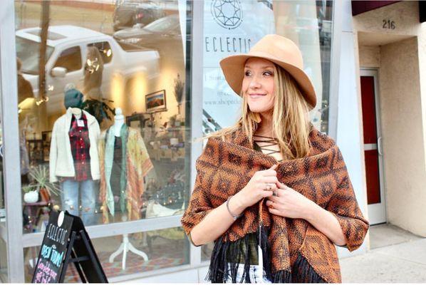 Shawl and hat from Eclectic CO.