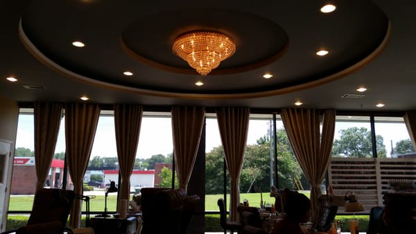 Chandelier in nail place!