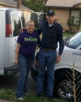 Jennifer and John Caldwell,  father and daughter locksmiths in business since 1987