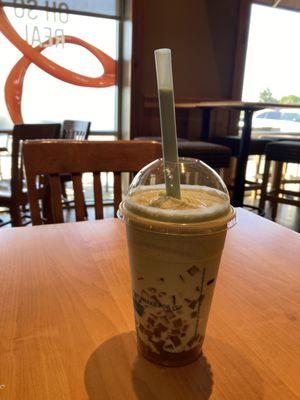 My current favorite iced drink on a hot day: The Frozen Matcha Green Tea with Bubbles