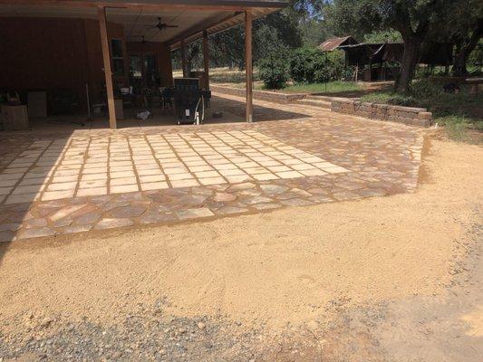 Paver walkway