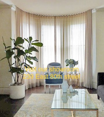 Curved ripplefold curtains 
Call now or visit our showroom and get 20% off