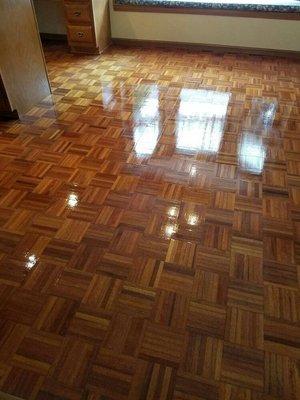 Wood floor rejuvenating