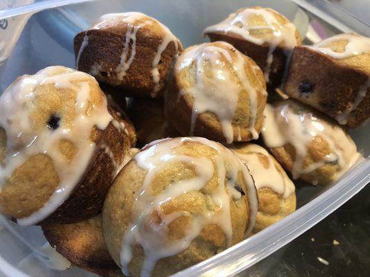 Fresh blueberry muffins