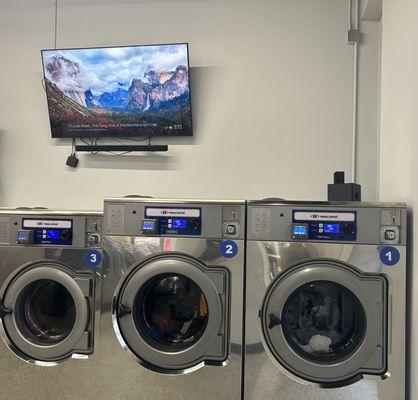 Enjoy some tv or music while you wash