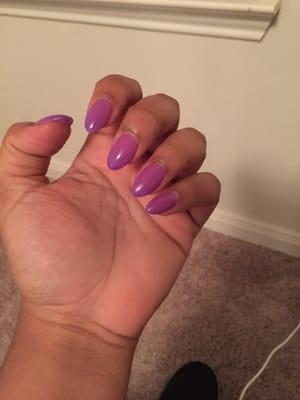 My nails... Color changing