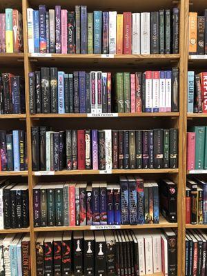 Young adult shelves