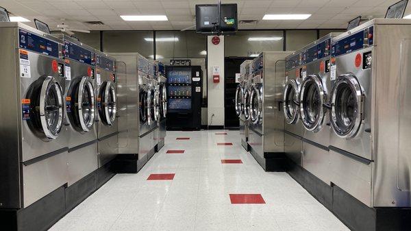 We have a washer to handle any size load you have.