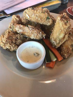 Garlic Parmesan wings