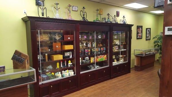 "GOOD HABIT CIGAR SHOP

We carry Cigar Boxes
Cigars
Hookah flavors 
Hookah accessories 
Tobacco Accessories 
And much much more....