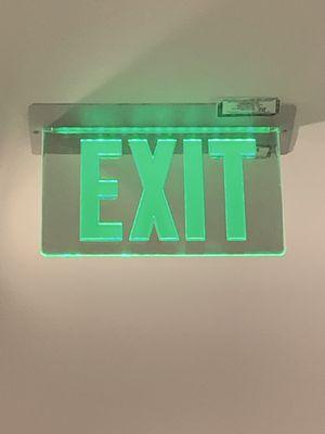 H&M green and white exit lantern Altamonte Mall Altamonte Springs fl august 15 2023