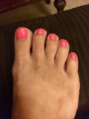 Regular polish pedi