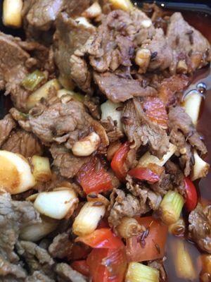 Cumin beef.