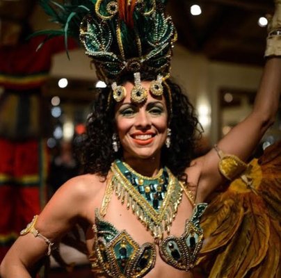 Samba Dancer in Costume