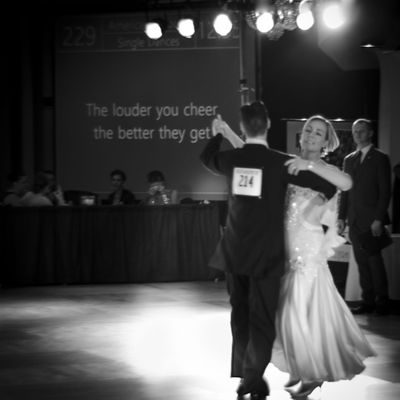 Something magical about ballroom competitions!