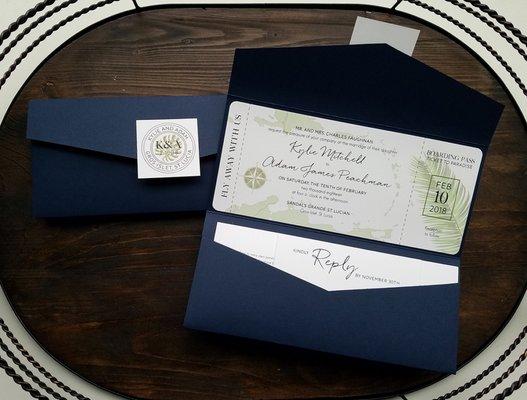 Complete Custom Design provides you with out-of-the-ordinary wedding invitations that will wow your guests!