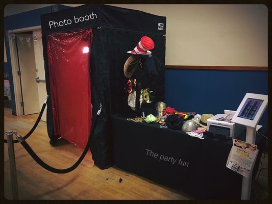 We have great photo booths for rent.