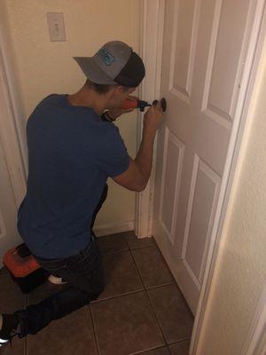 Locked out of your apartment door or house, give us a call! We can get you in fast!