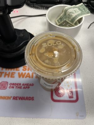 Coffee no ice made incorrectly