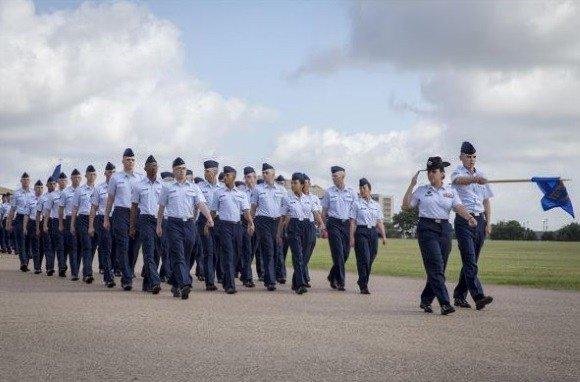 Air Force Basic Military training graduation. Lackland AFB, TX