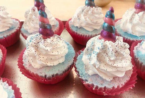 Unicorn Cupcake Bath Bombs