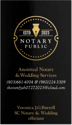 Anointed Notary & Wedding Services