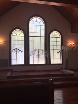 Inside chapel