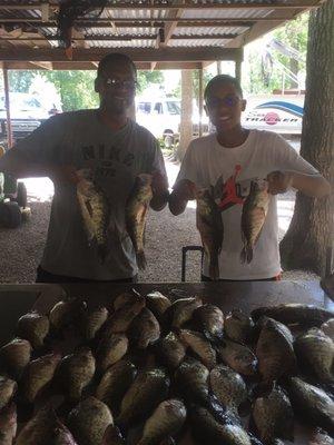 Two limits of Crappie!