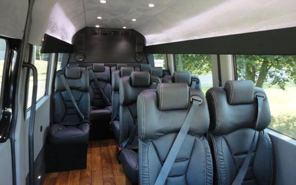 Our Mercedes Sprinter Executive Vans provide comfort at a competitive price.