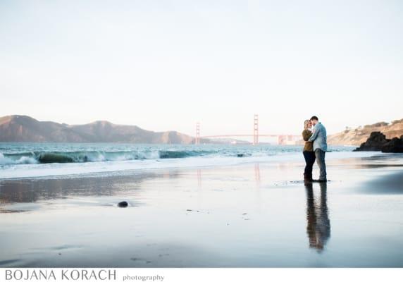 San Francisco Engagement Photography at China Beach