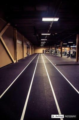 60 yard indoor track!