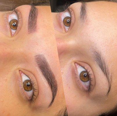 Microblading & Shading 
 Brow Artist: Adriana Hernandez