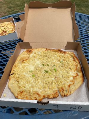 corn pizza