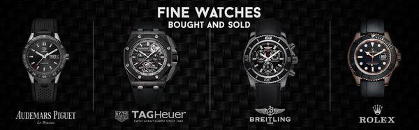 We Sell and Buy Fine Watches, and time pieces.