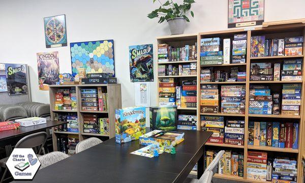 Large selection of open games to play!