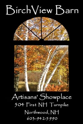 BirchView Barn exhibits for sale original art and high end crafts by local artisans.