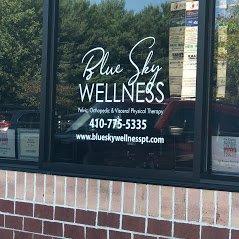 Blue Sky Wellness Sign