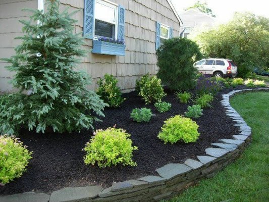 Made this house really pop with this retaining wall