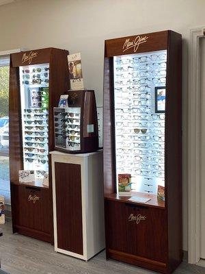 Check out Maui Jim Sunglasses for the best protection of your eyes including Blue light filters. New Ophthalmic clear line with great styles