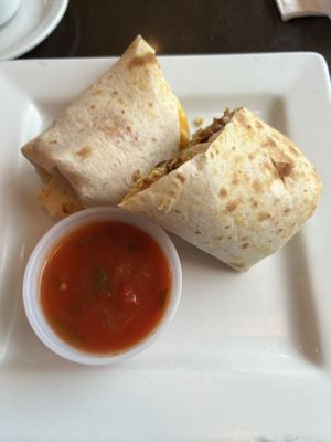 Breakfast Burrito ($9 as of 3/17/23) - one of my personal favorites!