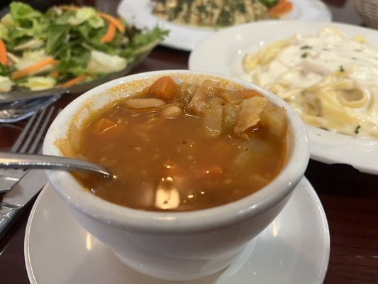 Minestrone soup, love all the soups here!