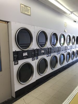 Lots of dryer but many say 'coming soon' - you get 5 minutes per quarter