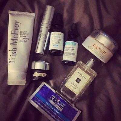 Some favorite essentials found at Newbury and posted by a Bluemercury customer .....
 *white strips excluded