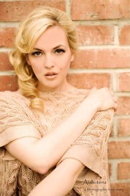 Marilyn inspired photo shoot with Jen Hauger photographer . Makeup artist Cyndi Turner