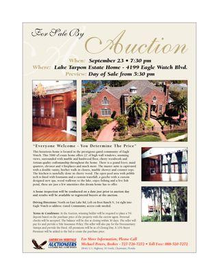 LUXURY HOME AUCTION