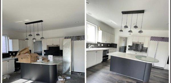 Before and After Town Home