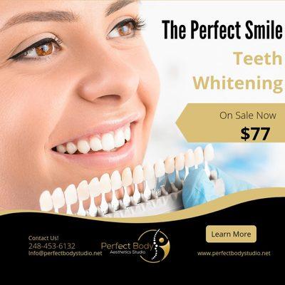 Get the Perfect Smile for a limited time for only $77!