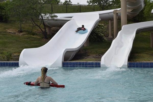 Two waterslides over 175ft tall!