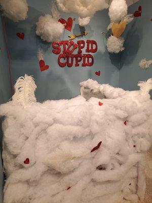 Stupid Cupid display for The Pixel Room Bham Alabam's FIRST Selfie Museum.