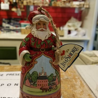 A Jim Shore Williamsburg ornament.